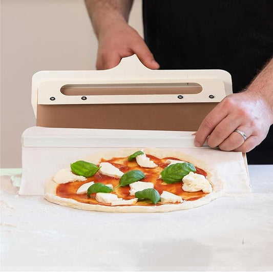 Pala deslizante pizza fácil -  Amantes de la cocina gourmet.