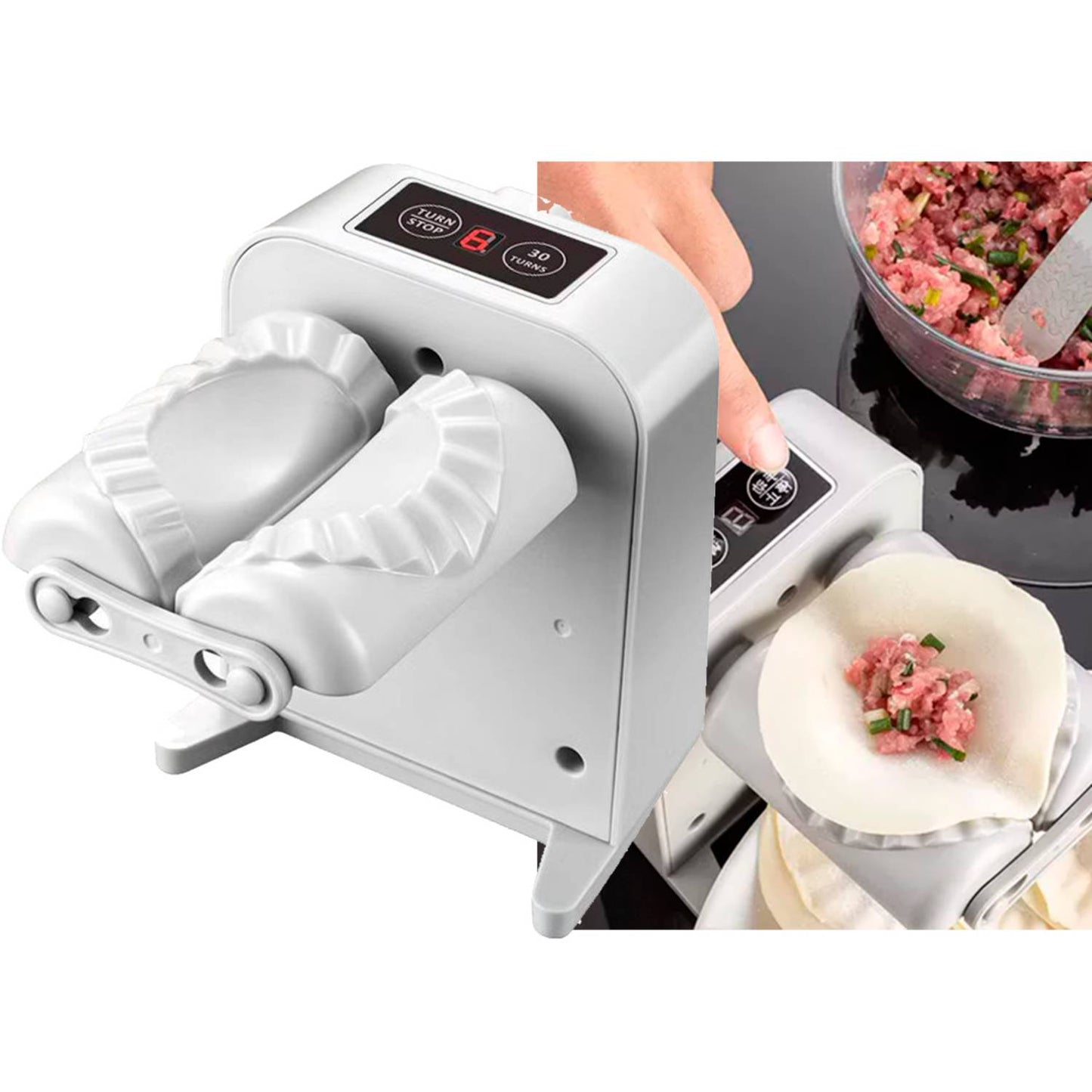 Máquina Eléctrica para Miniempanadas y Dumplings: Cocina Fácil y Moderna