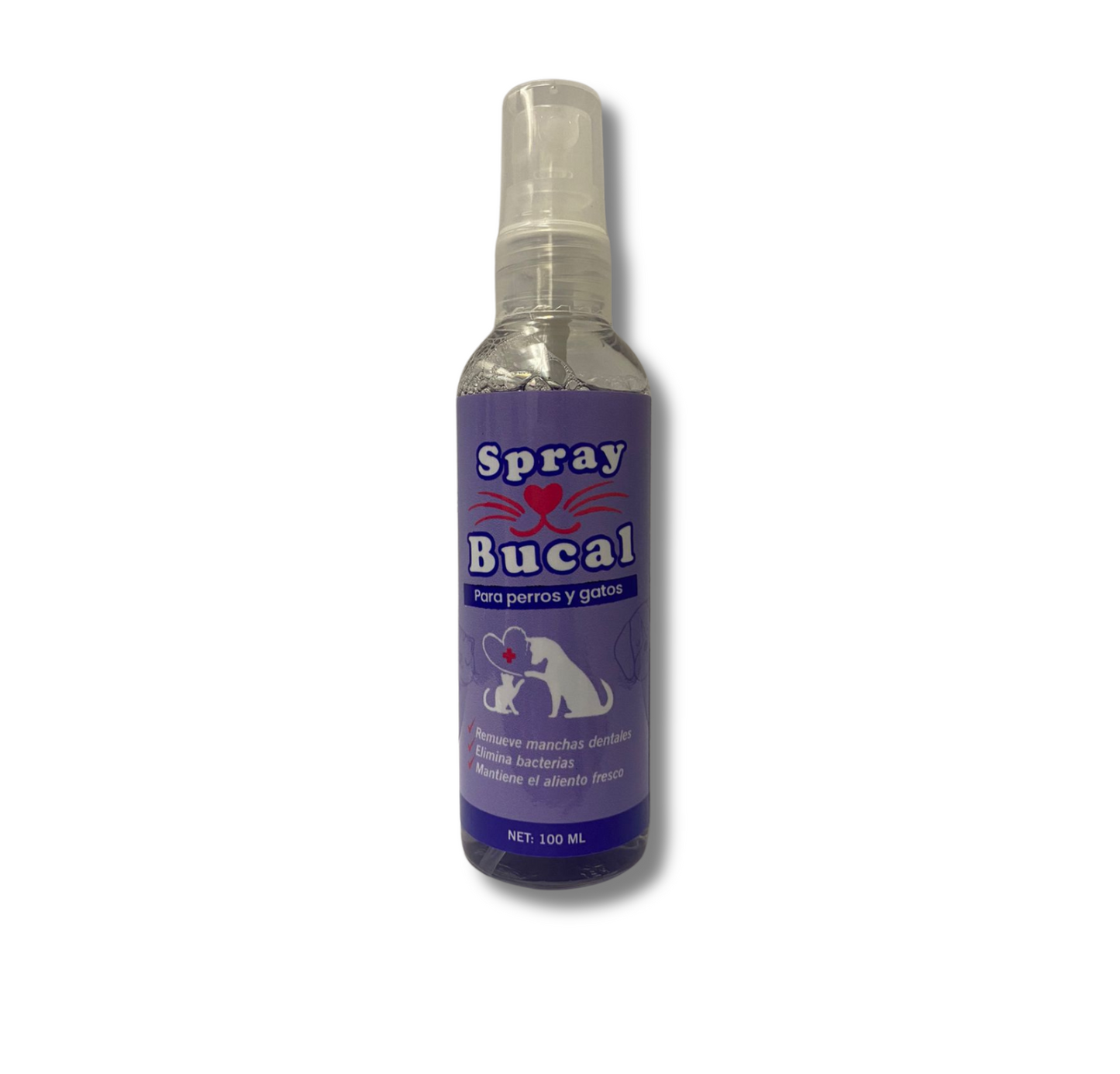 Spray Oral para Mascotas - Higiene Bucal Completa y Natural